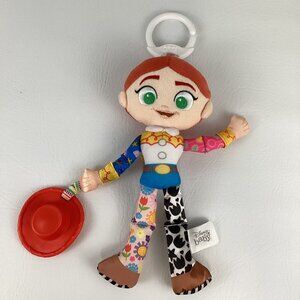 Lamaze Clip & Go Jessie Toy Story 10" Plush Cowgirl Stuffed Baby Toy Lovey